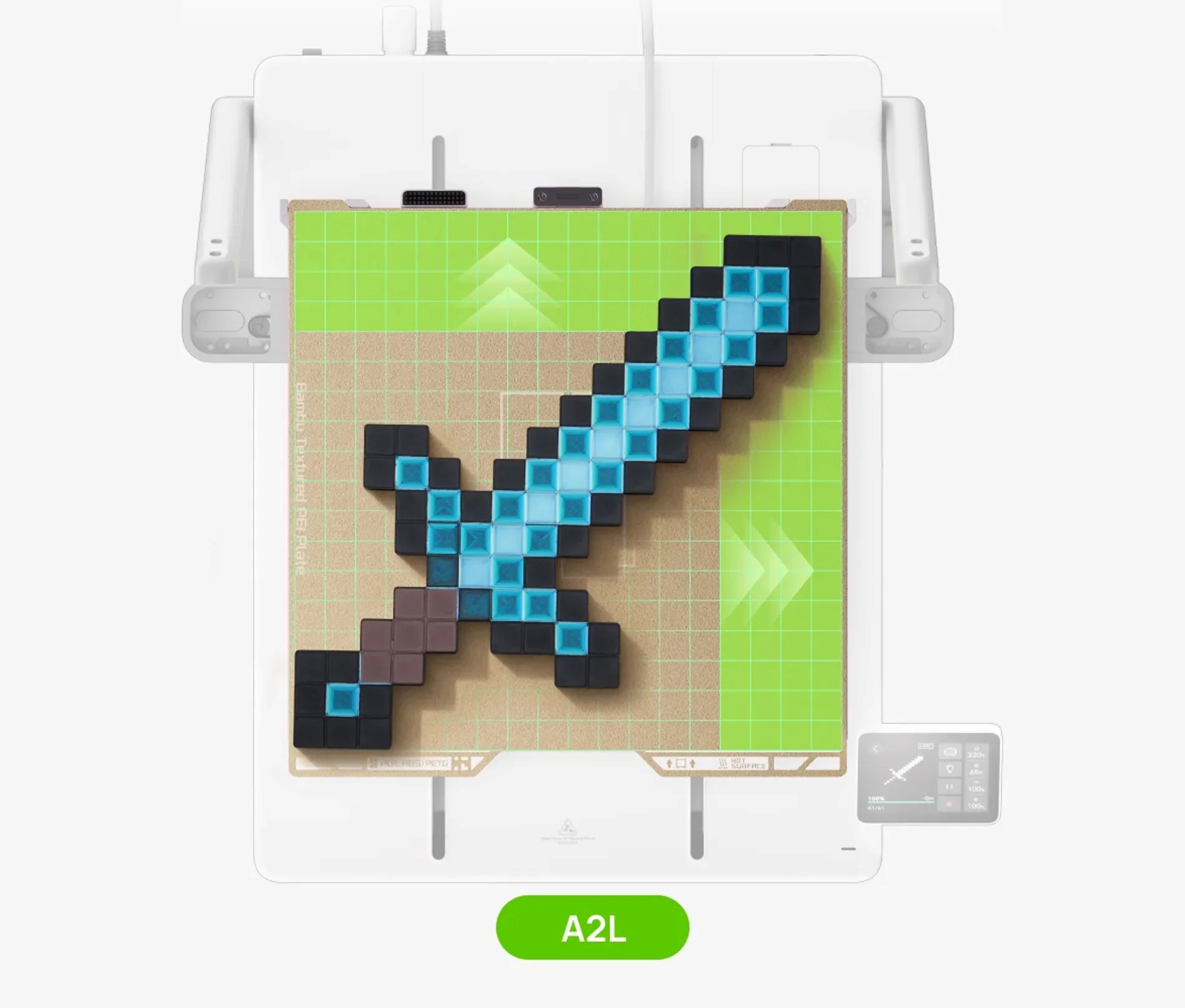 BAMBU LAB A2L COMBO - TAGin3D