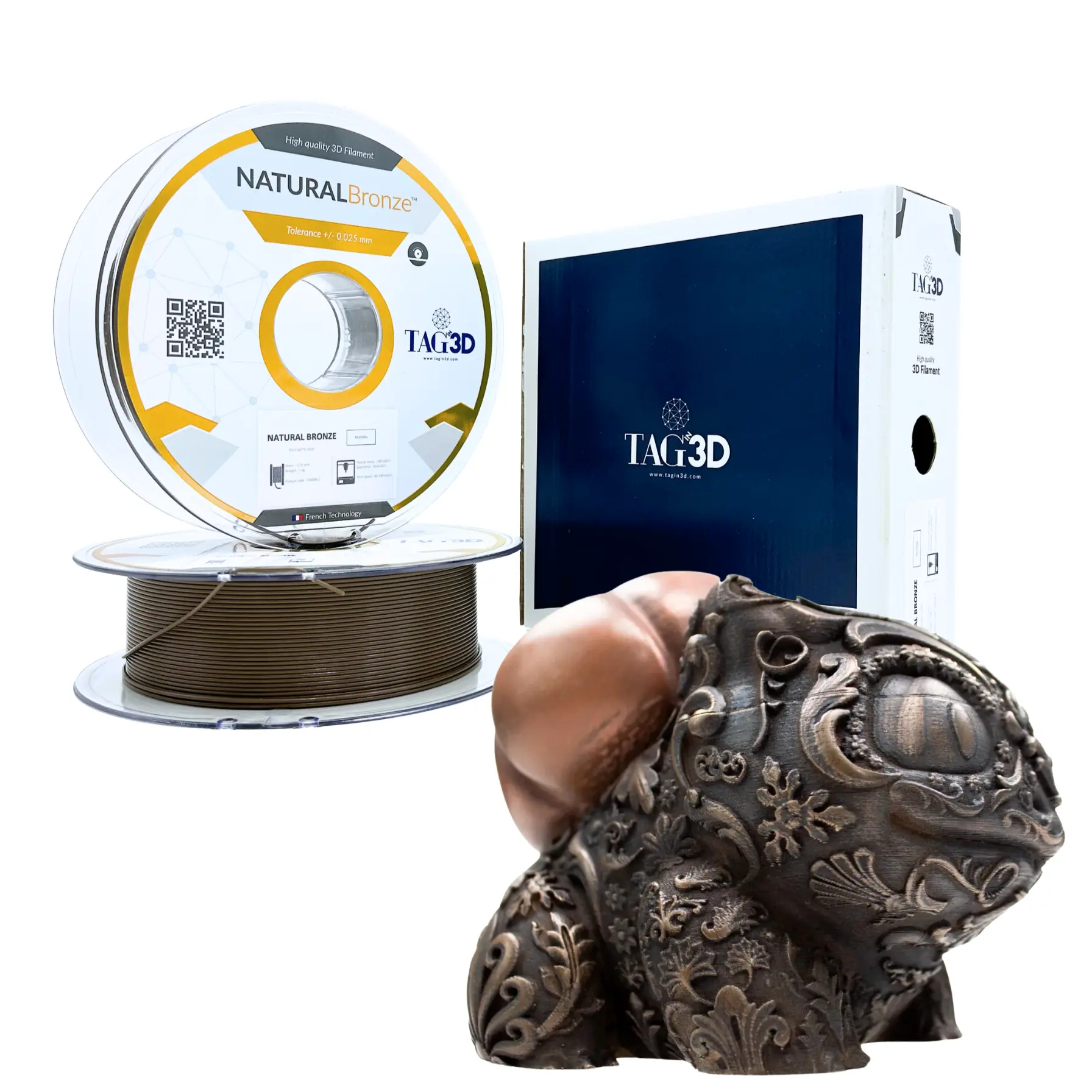 PLA BRONZE 80% TAGIN3D