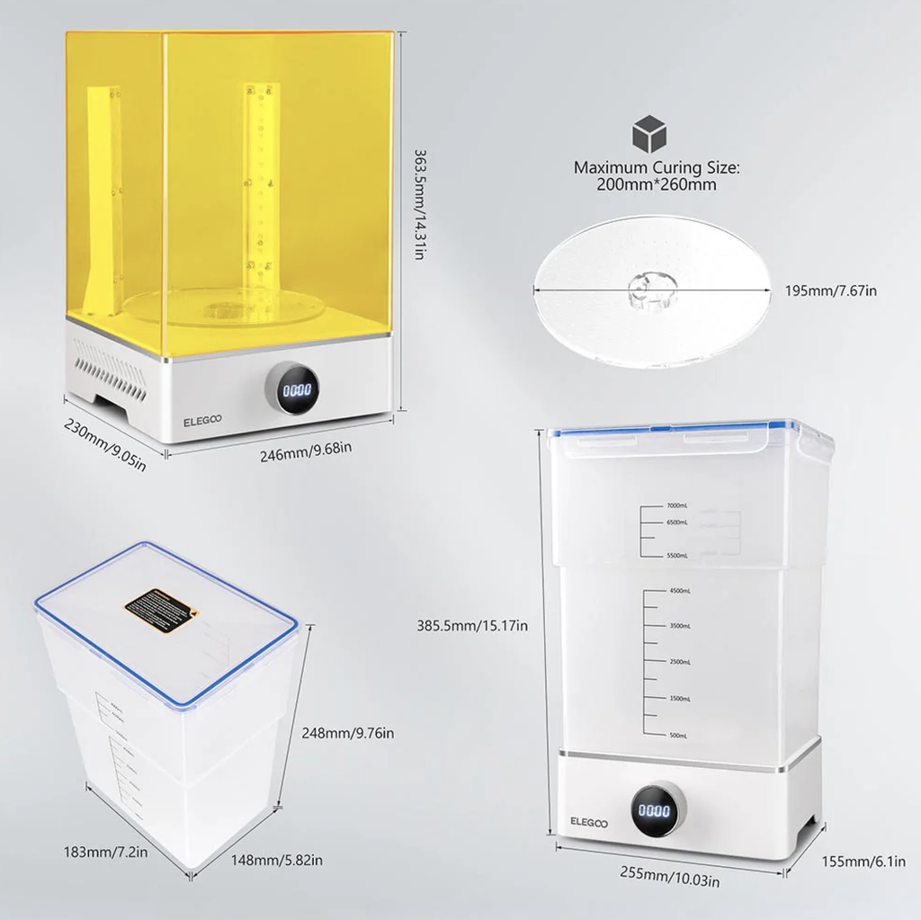 ELEGOO - Mercury XS - Station Lavage et Durcissement