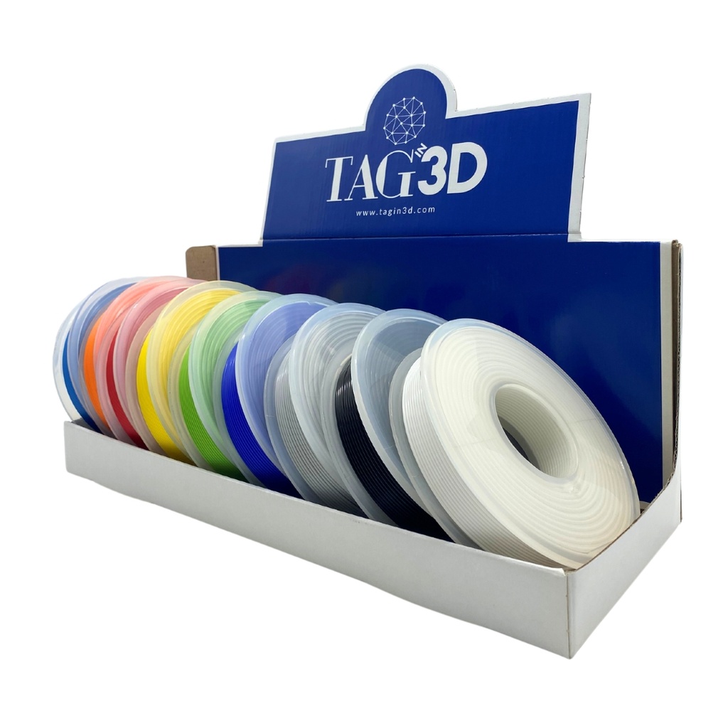 PACK DECOUVERTE COULEURS FILAMENT  NATURAL PLA 250GR