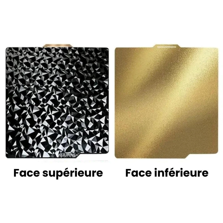 ZIFLEX - Plateau d'Impression pour Bambu Lab - PEO & PEI Textured - 257 x 257 cm