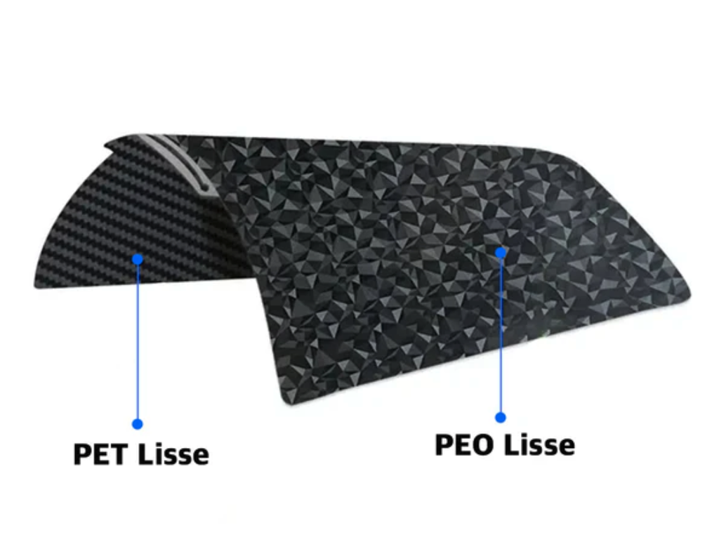 ZIFLEX - Plateau d'Impression pour Bambu Lab - PEO & PET Smooth - 257 x 257 mm