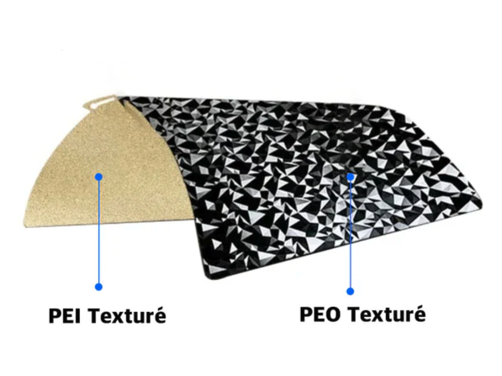 ZIFLEX - Plateau d'Impression pour Bambu Lab - PEO & PEI Textured - 257 x 257 mm