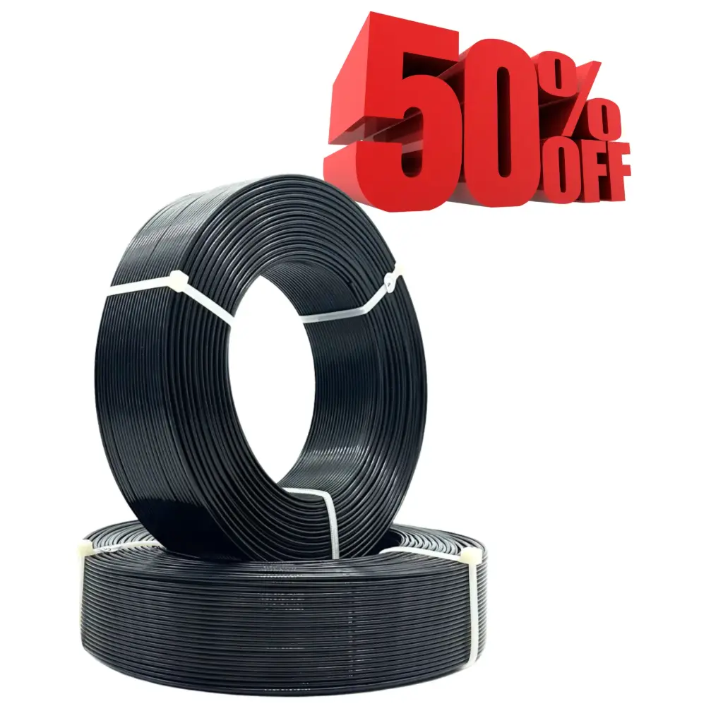 PACK DE 5 PLA PREMIUM 750 GRS - 1.75 MM - NOIR (OFFRE LIMITEE)