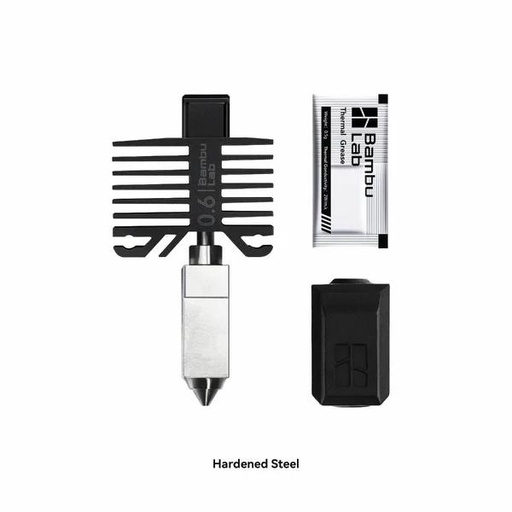 Bambu Lab – Série P1/X1 (Tête d’extrusion Acier Trempé 0.6mm)