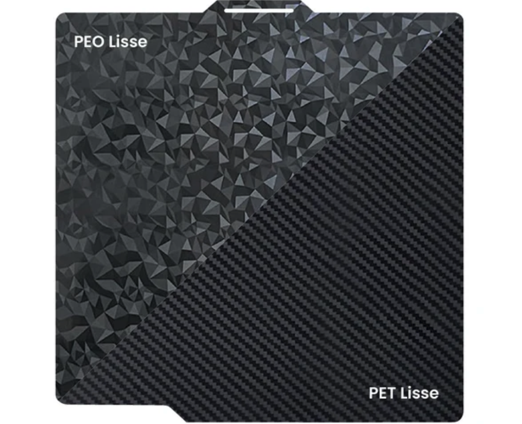 ZIFLEX - Plateau d'Impression pour Bambu Lab - PEO & PET Smooth - 257 x 257 mm