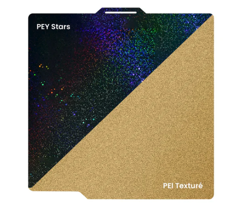 ZIFLEX - Plateau d'Impression pour Bambu Lab - PEY Stars & PEI Textured - 257 x 257 mm