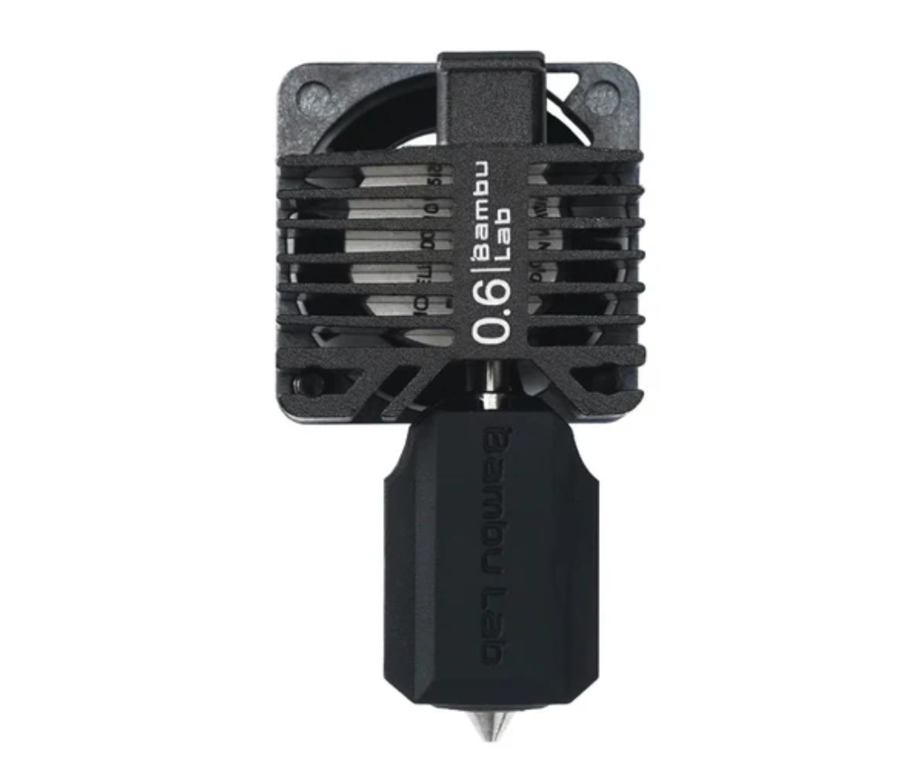 Bambu Lab – Série X1C (Tête d’extrusion complète buse Acier Trempé 0.6mm)