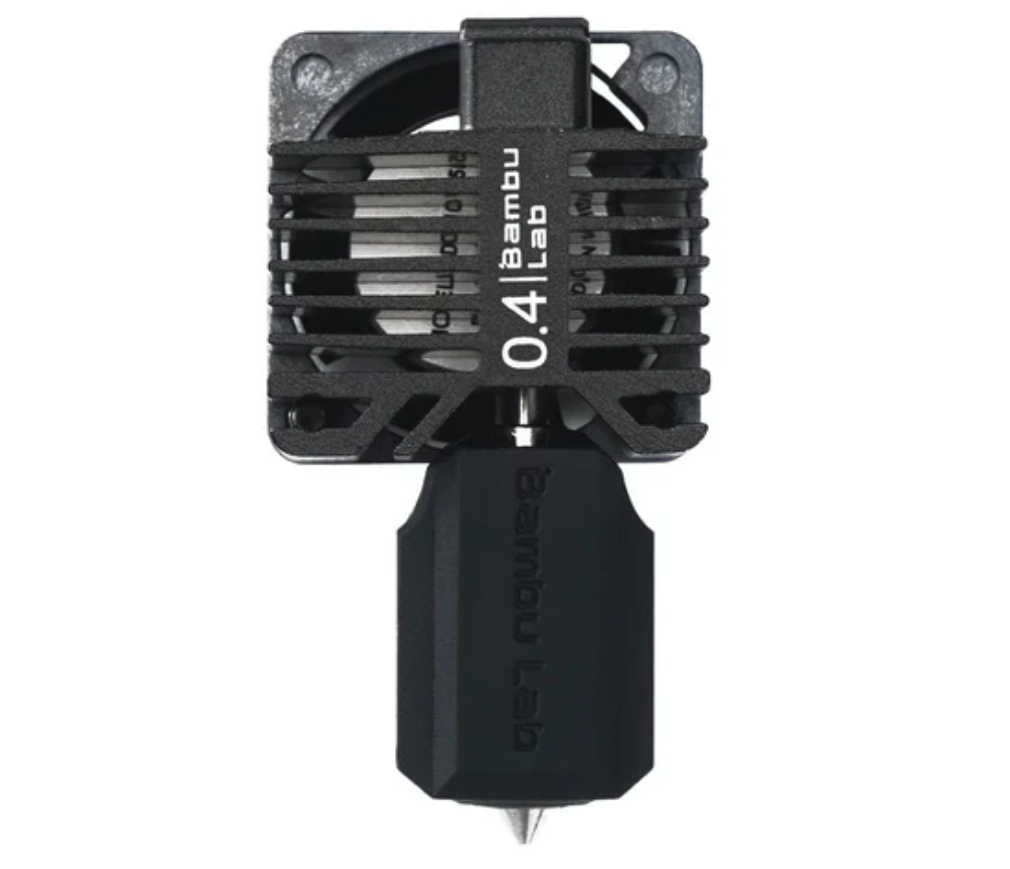 Bambu Lab – Série P1 - Tête d’extrusion complète buse Acier Trempé 0.4mm
