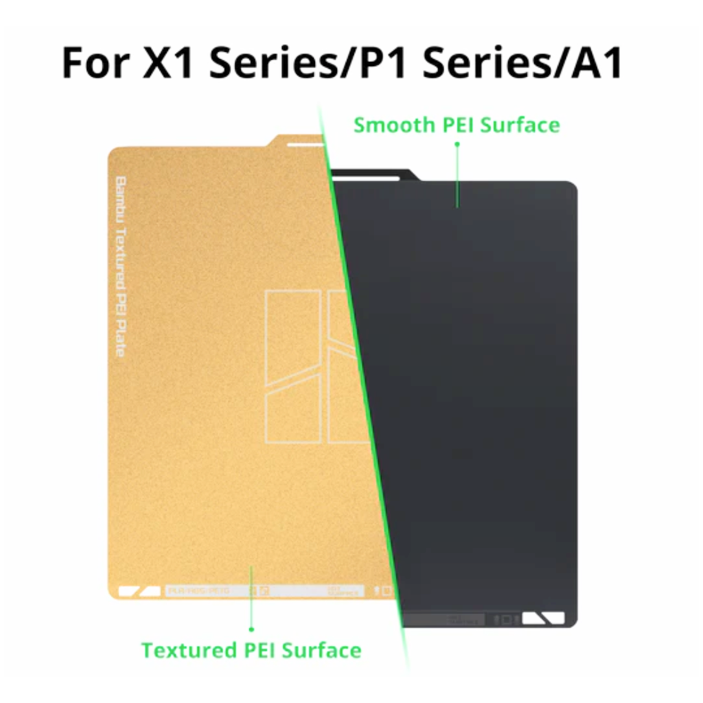 Bambu Lab - Plateau d'Impression pour Bambu Lab - Smooth and Textured PEI Plate - 257 x 257 mm