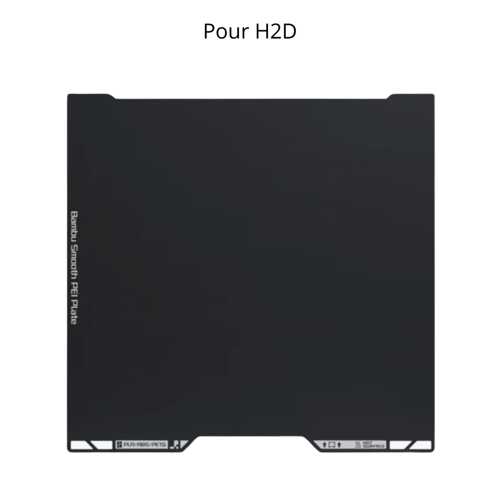 Bambu Lab - Plateau d'impression PEI Lisse - Série H2D