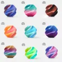 FILAMENT BAMBU LAB PLA SILK MULTI COLOR 1KG - 1.75 MM 