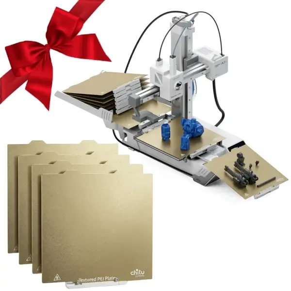 PACK CHITU SYSTEMS - PLATECYCLER C1M AVEC 4 PLATEAUX PEI TEXTURÉS SUPPLÉMENTAIRES