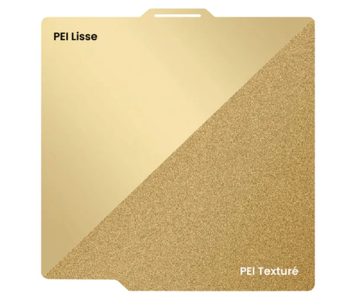 [PNAC00064] ZIFLEX - Plateau d'Impression pour Bambu Lab - PEI Smooth & PEI Textured - 257 x 257 mm